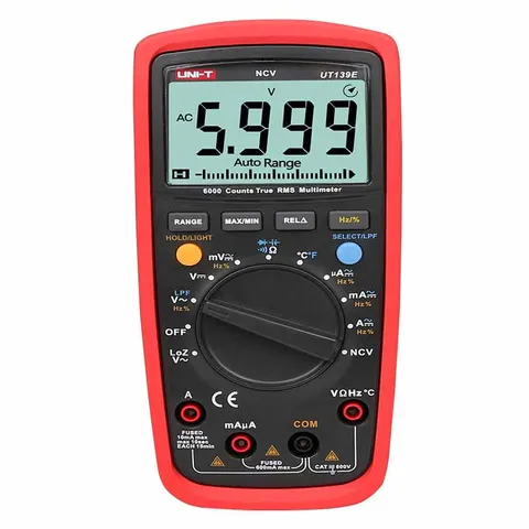UT139E uniwersalny miernik cyfrowy 600V, 10A, 600M, 99,9mF