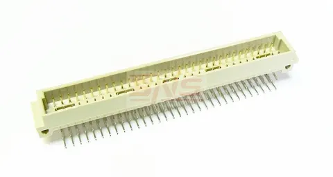 Wtyk DIN 64 a+c kątowe 90° do druku typDIN41612