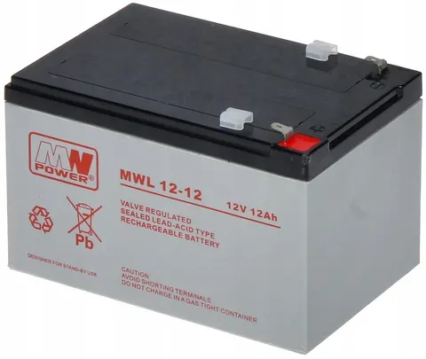 MWL 12-12L akumulator żelowy AGM 12V / 12Ah