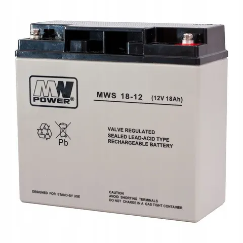 MWS 18-12 akumulator żelowy AGM 12V / 18Ah