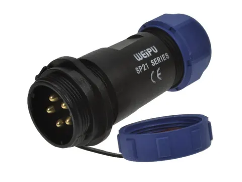 SP2111/P5 wtyk na przewód 5 pin 500V / 30A