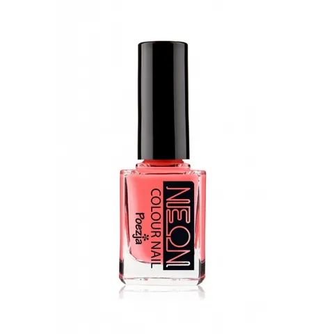 POEZJA Lakier do paznokci N6 NEON KORAL, 11 ml