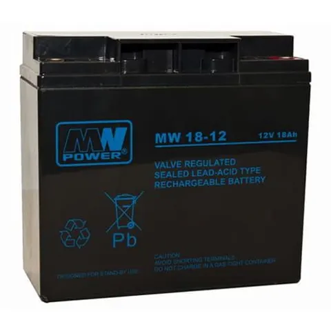 MW 18-12 akumulator żelowy AGM 12V / 18Ah