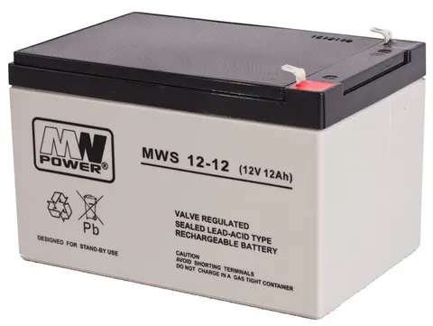 MWS 12-12 akumulator żelowy AGM 12V / 12Ah