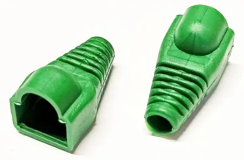Odgiętka wtyku RJ45 8p8c zielona
