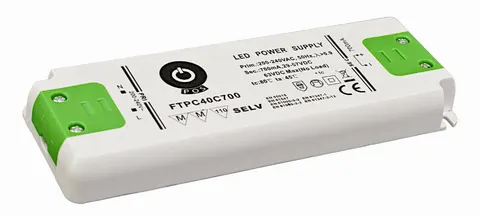 FTPC40C700 zasilacz stałoprądowy LED 40W, wyj. 29-57V / 700mA