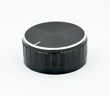 GLC40 gałka potencjometru czarna, średnica 40mm