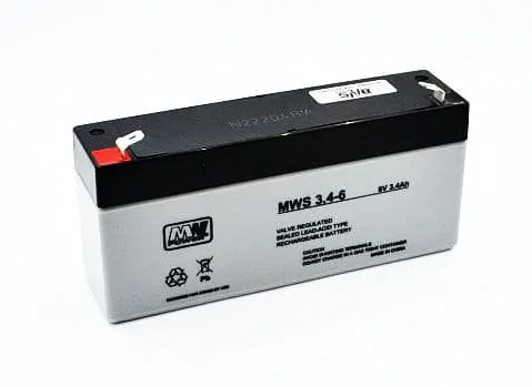MWS 3,4-6 akumulator żelowy AGM 6V / 3,4Ah