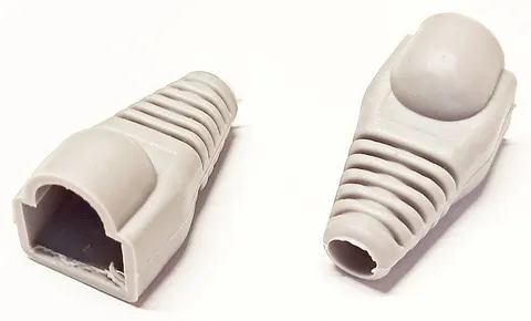 Odgiętka wtyku RJ45 8p8c szara