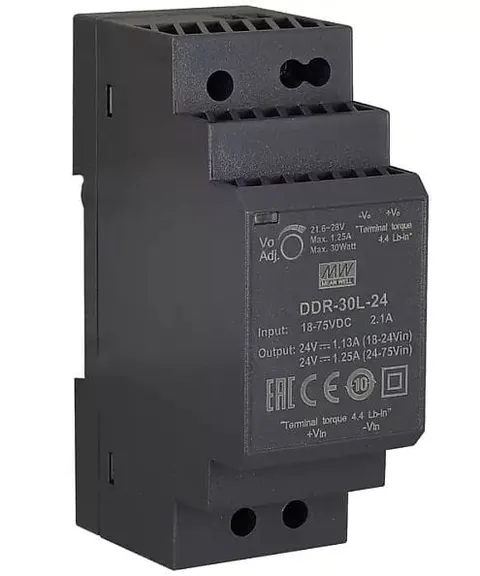DDR-30L-24 przetwornica DC/DC, wyjście 24V / 1,25A