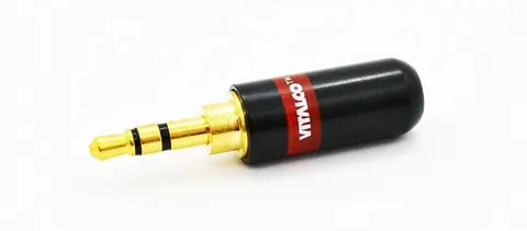 Wtyk JACK 3,5mm stereo, obudowa czarna JW484