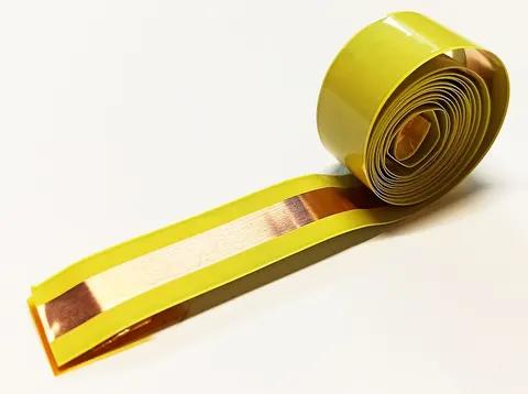 Taśma miedziana izolowana, szerokość 15mm, długość 1mb
