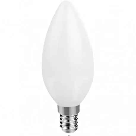 Żarówka LED świeczka, barwa biała zimna 6000K, moc 9W, trzonek E14