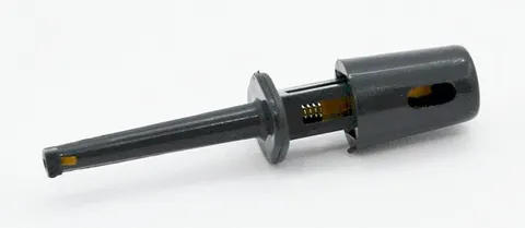 Chwytak pomiarowy haczyk czarny, długość 43mm