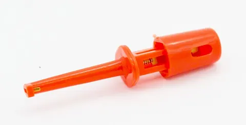 Chwytak pomiarowy haczyk czerwony, długość 43mm