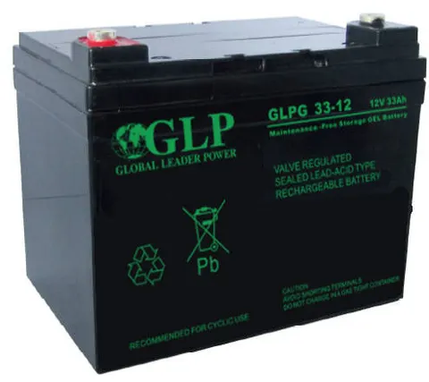 GLPG 33-12 akulumator żelowy VRLA GEL 12V / 33Ah, śruba M6