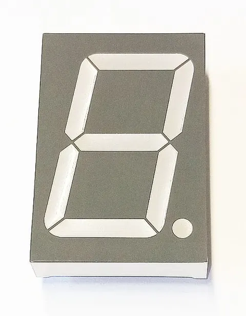 FYS-18011AUHR-21 wyświetlacz LED czerwony, 30-60mcd, wspólna katoda