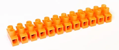 Listwa zaciskowa pomarańczowa 12 torowa, 2,5mm2