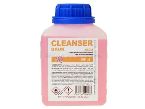 Cleanser DRUK w płynie, opakowanie 0,5L