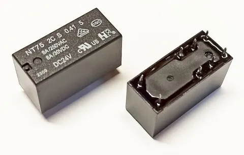 NT75-2CS8-24 przekaźnik elektromagnetyczny DPDT mocy 24Vdc, 2x8A / 250V