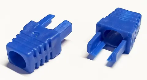 Odgiętka wtyku RJ45 8p8c niebieska