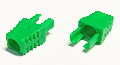 Odgiętka wtyku RJ45 8p8c zielona