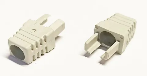 Odgiętka wtyku RJ45 8p8c szara