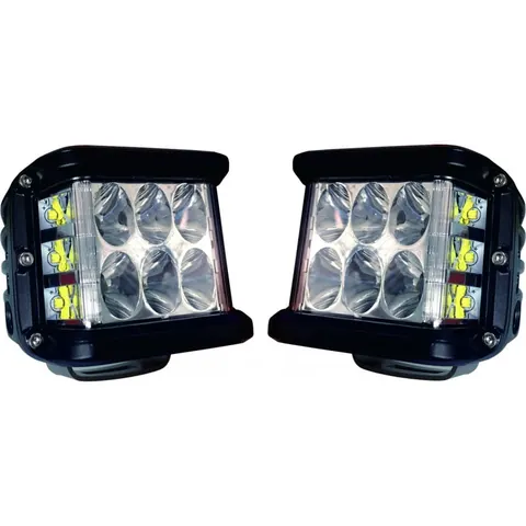 Lampa robocza 6x LED 2x cube, mocowanie na śrubę