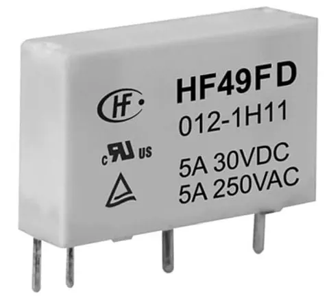 HF49FD/024-1H12T przekaźnik elektromagnetyczny interfejsowy SPDT, zas. 24Vdc