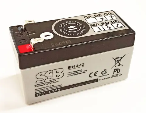 SB 1,3-12 akumulator żelowy AGM 12V / 1,3Ah