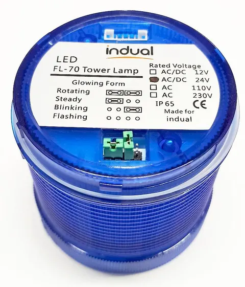 FL70-24-B moduł kolumny LED niebieski, zasilanie 24Vac/dc