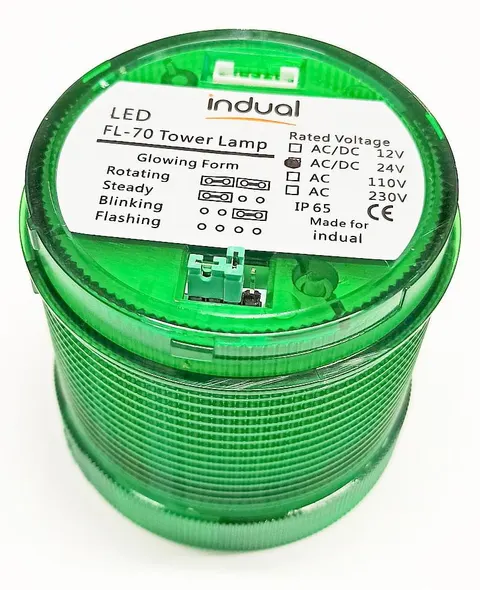 FL70-24-G moduł kolumny LED zielony, zasilanie 24Vac/dc