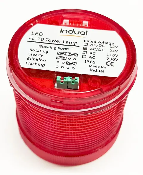 FL70-24-R moduł kolumny LED czerwony, zasilanie 24Vac/dc