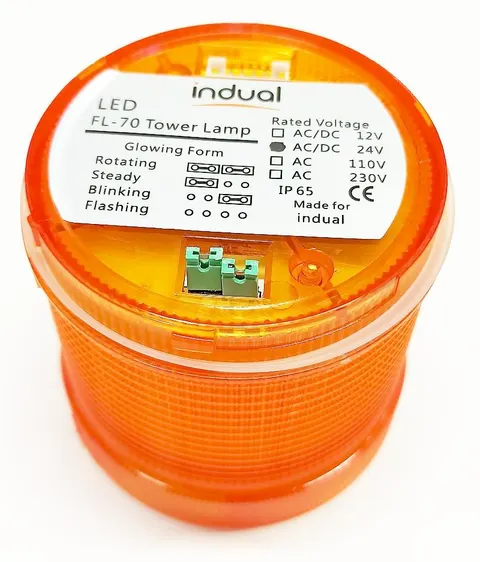 FL70-24-Y moduł kolumny LED pomarańczowy, zasilanie 24Vac/dc