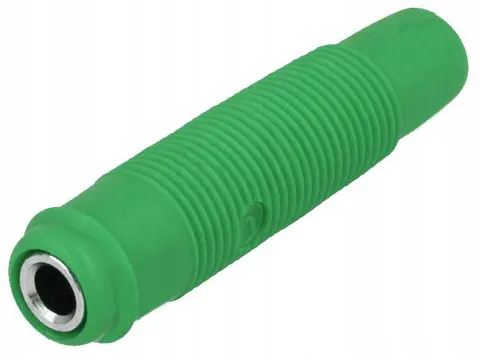 KUN-30 gniazdo bananowe na przewód 4mm, zielony