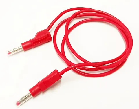 PPS450-R przewód pomiarowy bananowy bezpieczny czerwony 4mm