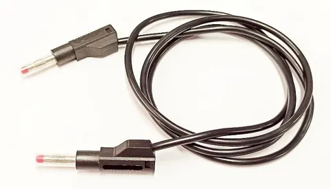 PPS450-B przewód pomiarowy bananowy bezpieczny czarny 4mm