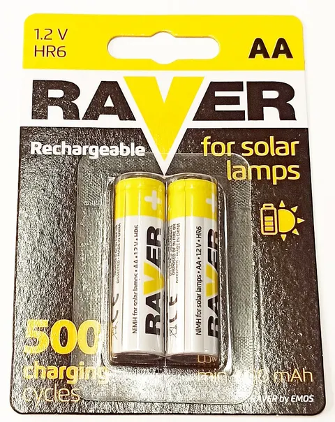 R6 1,2V 600mAh akumulator NiMh Solar (2szt)