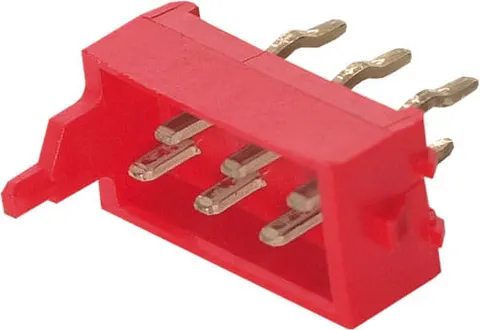 7-215464-6 wtyk dwurzędowy do druku 6pin; raster 1,27mm