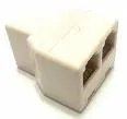 Adapter 6C gniazdo / 2 x gniazdo modułowe