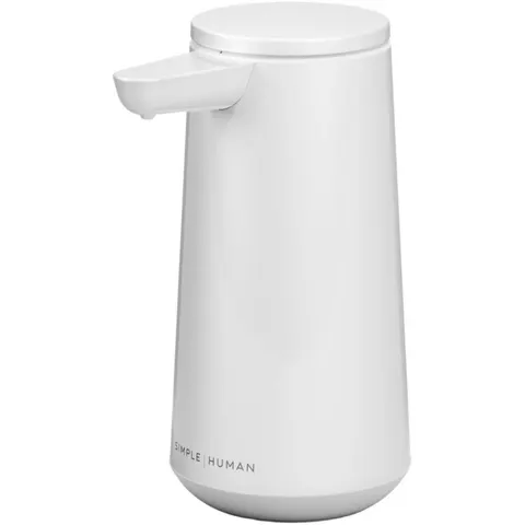 Simplehuman 296 ml - biała stal - Bezdotykowy dozownik mydła