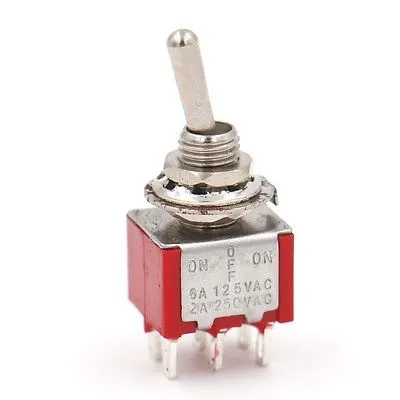 T80-8301-T1-B1-M1 przełącznik dźwigniowy czerwony 3x3