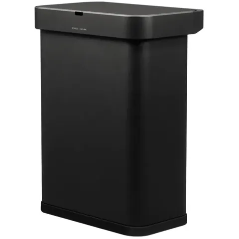 Simplehuman Sensor 58 L - czarna stal - Kosz bezdotykowy