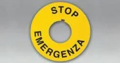 Tabliczka "STOP-AWARYJNY" GG-PTE/P0