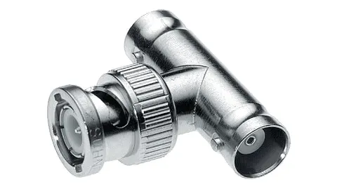 Adapter, przejściówka wtyk BNC / 2x BNC gniazdo