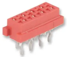 8-215079-6 gniazdo dwurzędowe do druku 2x6pin; raster 1,27mm