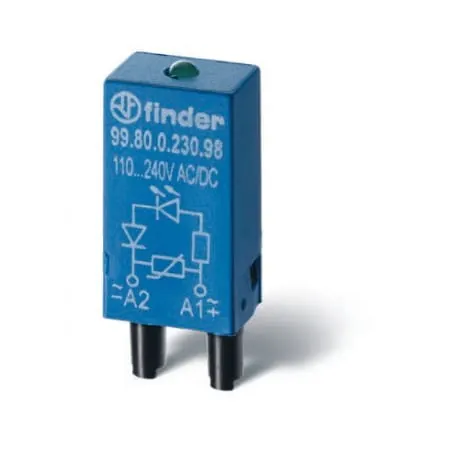 99.80.0.230 moduł EMC; LED zielona + dioda; 110-230Vac/dc