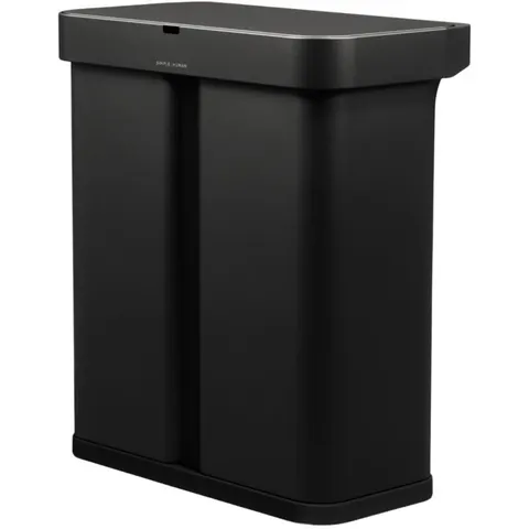 Simplehuman Dual Sensor 58 L (34/24) - czarna stal - Kosz bezdotykowy