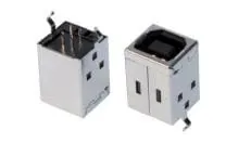 Gniazdo USB B montażowe pionowe do druku THT