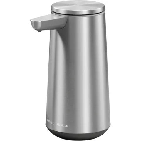 Simplehuman 296 ml - szczotkowana stal nierdzewna - Bezdotykowy dozownik mydła